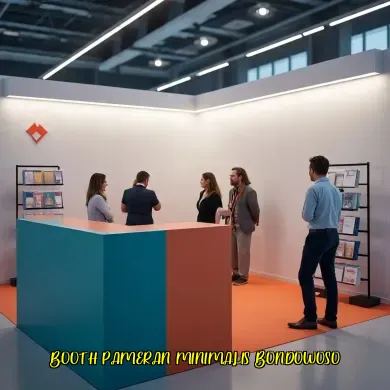 Booth Pameran Minimalis Bondowoso
